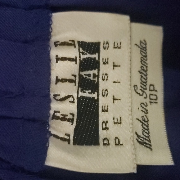 Vintage Leslie Fay Faux Suede Pencil Skirt - Picture 5 of 7